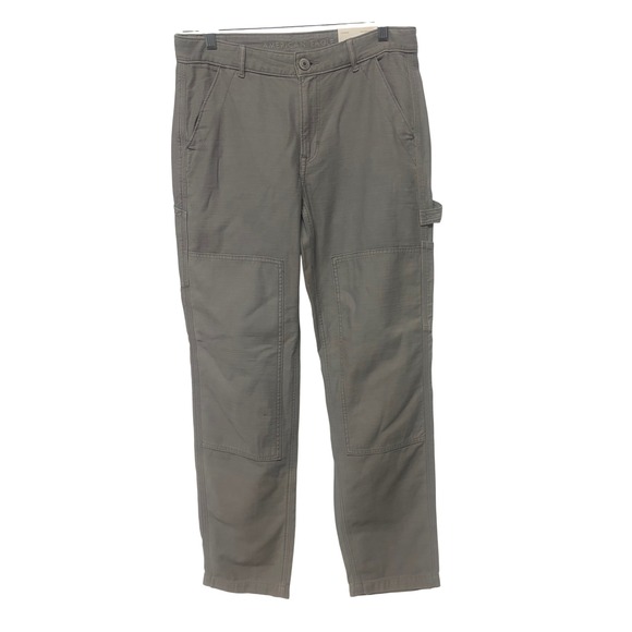 American Eagle Outfitters Pants - American Eagle 90s Straight Carpenter Pants Grey High Rise Utility Womens 8 Long